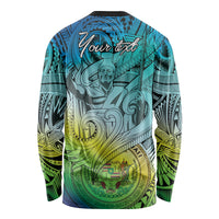 Personalised Aloha King Kamehameha Spirits Long Sleeve Shirt Art Special LT9 - Polynesian Pride