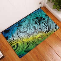 Personalised Aloha King Kamehameha Spirits Rubber Doormat Art Special LT9 Art - Polynesian Pride