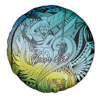 Personalised Aloha King Kamehameha Spirits Spare Tire Cover Art Special LT9 - Polynesian Pride