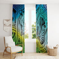 Personalised Aloha King Kamehameha Spirits Window Curtain Art Special LT9 - Polynesian Pride