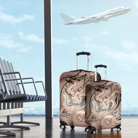 Personalised Aloha King Kamehameha Spirits Luggage Cover Beige Special