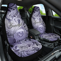 Personalised Aloha King Kamehameha Spirits Car Seat Cover Violet Special
