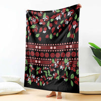 Fiji Masi Bula Tagimoucia Flowers Blanket