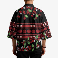 Fiji Masi Bula Tagimoucia Flowers Kimono - Polynesian Pride