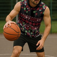 Fiji Masi Bula Tagimoucia Flowers Sleeveless Hoodie - Polynesian Pride