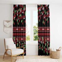 Fiji Masi Bula Tagimoucia Flowers Window Curtain