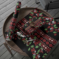 Fiji Masi Bula Tagimoucia Flowers Wrapping Paper LT9 - Polynesian Pride