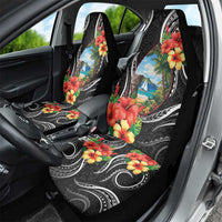Hafa Adai Guam Car Seat Cover Guahan Seal Chamorro Stones Tribal