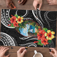 Hafa Adai Guam Puzzle Guahan Seal Chamorro Stones Tribal LT9 - Polynesian Pride