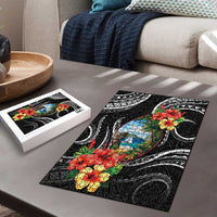 Hafa Adai Guam Puzzle Guahan Seal Chamorro Stones Tribal LT9 - Polynesian Pride