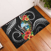 Hafa Adai Guam Rubber Doormat Guahan Seal Chamorro Stones Tribal