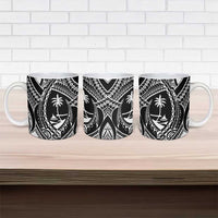 Hafa Adai Guam Inspired Tattoo Ceramic Mug - Polynesian Pride
