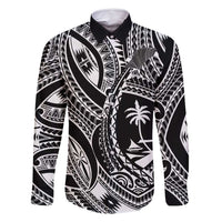 Hafa Adai Guam Inspired Tattoo Family Matching Long Sleeve Bodycon Dress and Hawaiian Shirt