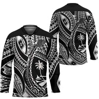 Hafa Adai Guam Inspired Tattoo Hockey Jersey LT9 - Polynesian Pride
