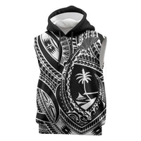 Hafa Adai Guam Inspired Tattoo Sleeveless Hoodie - Polynesian Pride