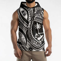 Hafa Adai Guam Inspired Tattoo Sleeveless Hoodie - Polynesian Pride