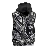 Hafa Adai Guam Inspired Tattoo Sleeveless Zip Hoodie - Polynesian Pride