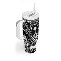 Hafa Adai Guam Inspired Tattoo Tumbler With Handle