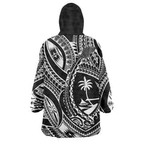 Hafa Adai Guam Inspired Tattoo Wearable Blanket Hoodie