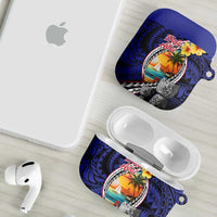 Hafa Adai Guam Seal Latte Stones Artwork AirPods Case LT9 - Polynesian Pride
