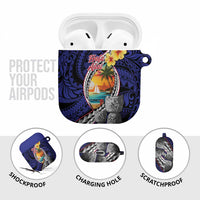 Hafa Adai Guam Seal Latte Stones Artwork AirPods Case LT9 - Polynesian Pride