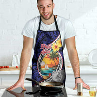 Hafa Adai Guam Seal Latte Stones Artwork Apron - Polynesian Pride