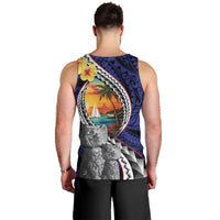 Hafa Adai Guam Seal Latte Stones Artwork Men Tank Top LT9 - Polynesian Pride