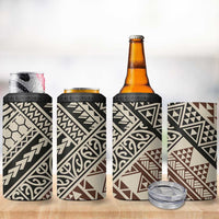 Niho Taniwha Kowhaiwhai 4 in 1 Can Cooler Tumbler LT9 - Polynesian Pride