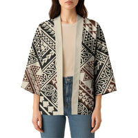 Niho Taniwha Kowhaiwhai Kimono - Polynesian Pride