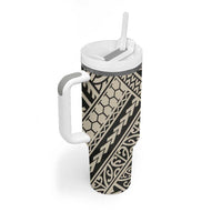 Niho Taniwha Kowhaiwhai Tumbler With Handle LT9 - Polynesian Pride