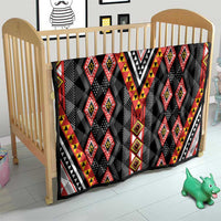 Niho Taniwha Taniko Motif Quilt