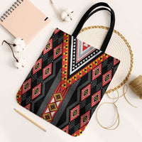 Niho Taniwha Taniko Motif Tote Bag - Polynesian Pride