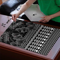 Black Taniko Kowhaiwhai Tukutuku Motif Puzzle LT9 - Polynesian Pride
