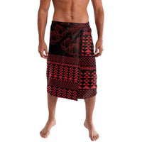 Red Taniko Kowhaiwhai Tukutuku Motif Lavalava
