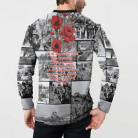ANZAC Day Gallipoli Campaign Button Sweatshirt To The End They Remain LT9 - Polynesian Pride