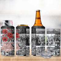 ANZAC Day Gallipoli Campaign 4 in 1 Can Cooler Tumbler To The End They Remain LT9 - Polynesian Pride