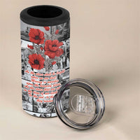 ANZAC Day Gallipoli Campaign 4 in 1 Can Cooler Tumbler To The End They Remain LT9 - Polynesian Pride