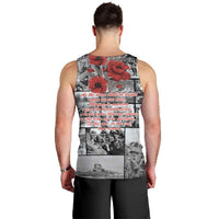 ANZAC Day Gallipoli Campaign Men Tank Top To The End They Remain LT9 - Polynesian Pride