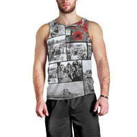 ANZAC Day Gallipoli Campaign Men Tank Top To The End They Remain LT9 - Polynesian Pride