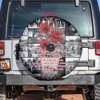 ANZAC Day Gallipoli Campaign Spare Tire Cover To The End They Remain LT9 Black - Polynesian Pride