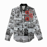 ANZAC Day Gallipoli Campaign Women Casual Shirt To The End They Remain