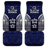 FSM Chuuk States Car Mats Micronesia Six 9 One Polynesian Tribal Pattern