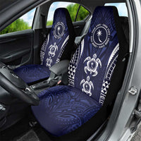 FSM Chuuk States Car Seat Cover Micronesia Six 9 One Polynesian Tribal Pattern