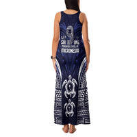 FSM Chuuk States Family Matching Tank Maxi Dress and Hawaiian Shirt Micronesia Six 9 One Polynesian Tribal Pattern