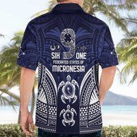 FSM Chuuk States Hawaiian Shirt Micronesia Six 9 One Polynesian Tribal Pattern