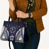 FSM Chuuk States Leather Bag Micronesia Six 9 One Polynesian Tribal Pattern - Polynesian Pride