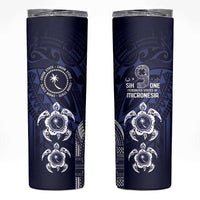 FSM Chuuk States Skinny Tumbler Micronesia Six 9 One Polynesian Tribal Pattern