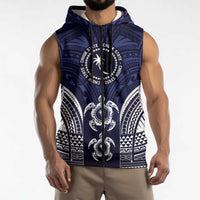 FSM Chuuk States Sleeveless Zip Hoodie Micronesia Six 9 One Polynesian Tribal Pattern LT9 - Polynesian Pride