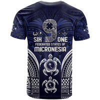 FSM Chuuk States T Shirt Micronesia Six 9 One Polynesian Tribal Pattern