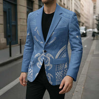 FSM Kosrae States Blazer Micronesia Six 9 One Polynesian Tribal Pattern - Polynesian Pride